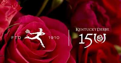 SWEEPSTAKE: Earn One Dozen Roses and Two Kentucky Derby Glasses only in the FTD Rose 
