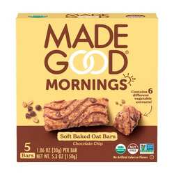 FRE MadeGood Mornings Chocolate Chip Soft Baked Oat Bars sample
