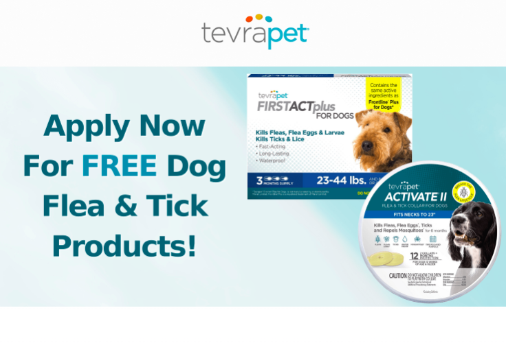 TrySpree TevraPet Dog Flea & Tick Collars or Drops for FREE