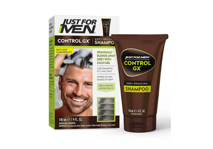 1. "Just For Men Control GX Grey Reducing Shampoo" - wide 4