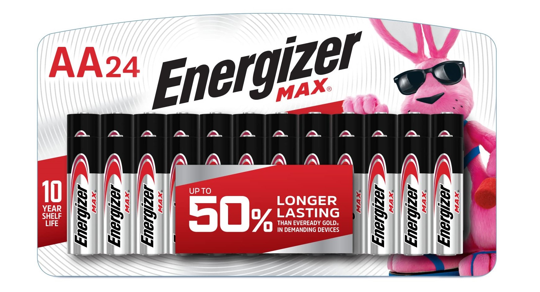 TrySpree Energizer Batteries, Max Triple A Alkaline, 24 Count for