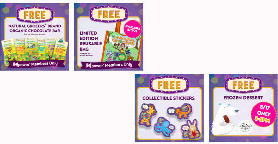 TrySpree Chocolate Bar, Bag, Stickers & Dessert for FREE at Natural