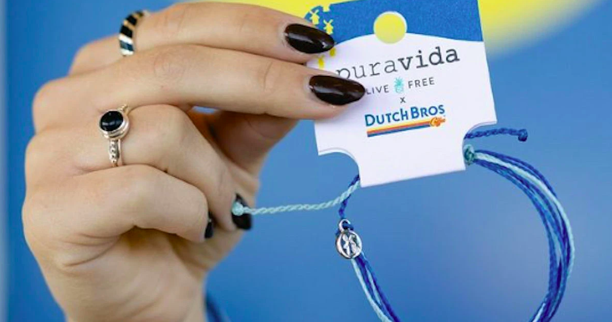 TrySpree Today Only! Free Pura Vida Bracelet at Dutch Bros Starts