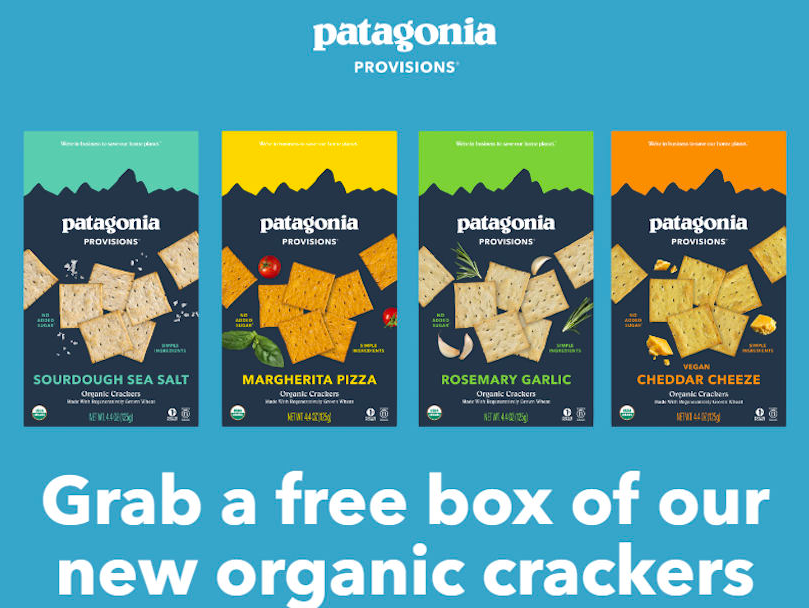 TrySpree Box of Patagonia Provisions Crackers for FREE After Rebate