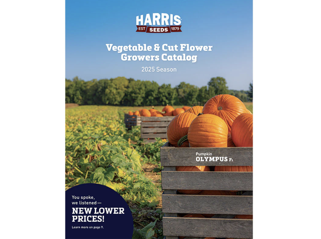 TrySpree Plant the Future FREE 2025 Harris Seeds Catalog