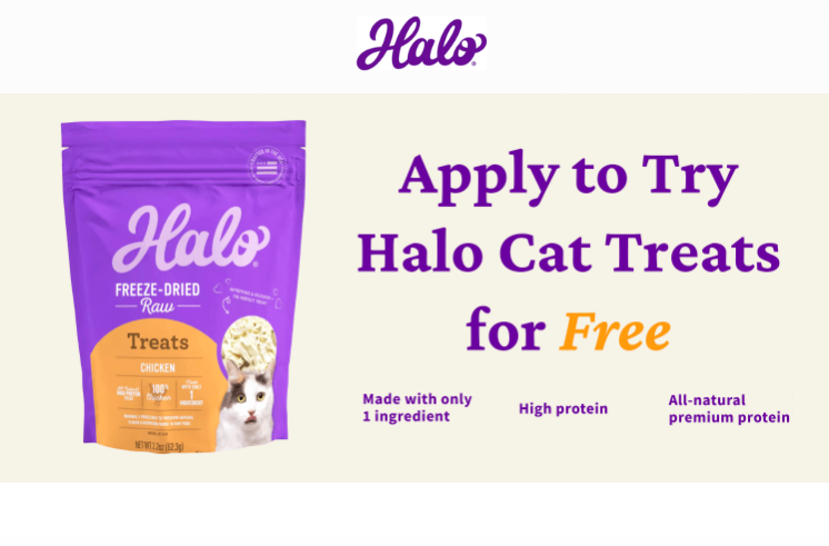 TrySpree - Sample of Halo Freeze-Dried Cat Treats for FREE