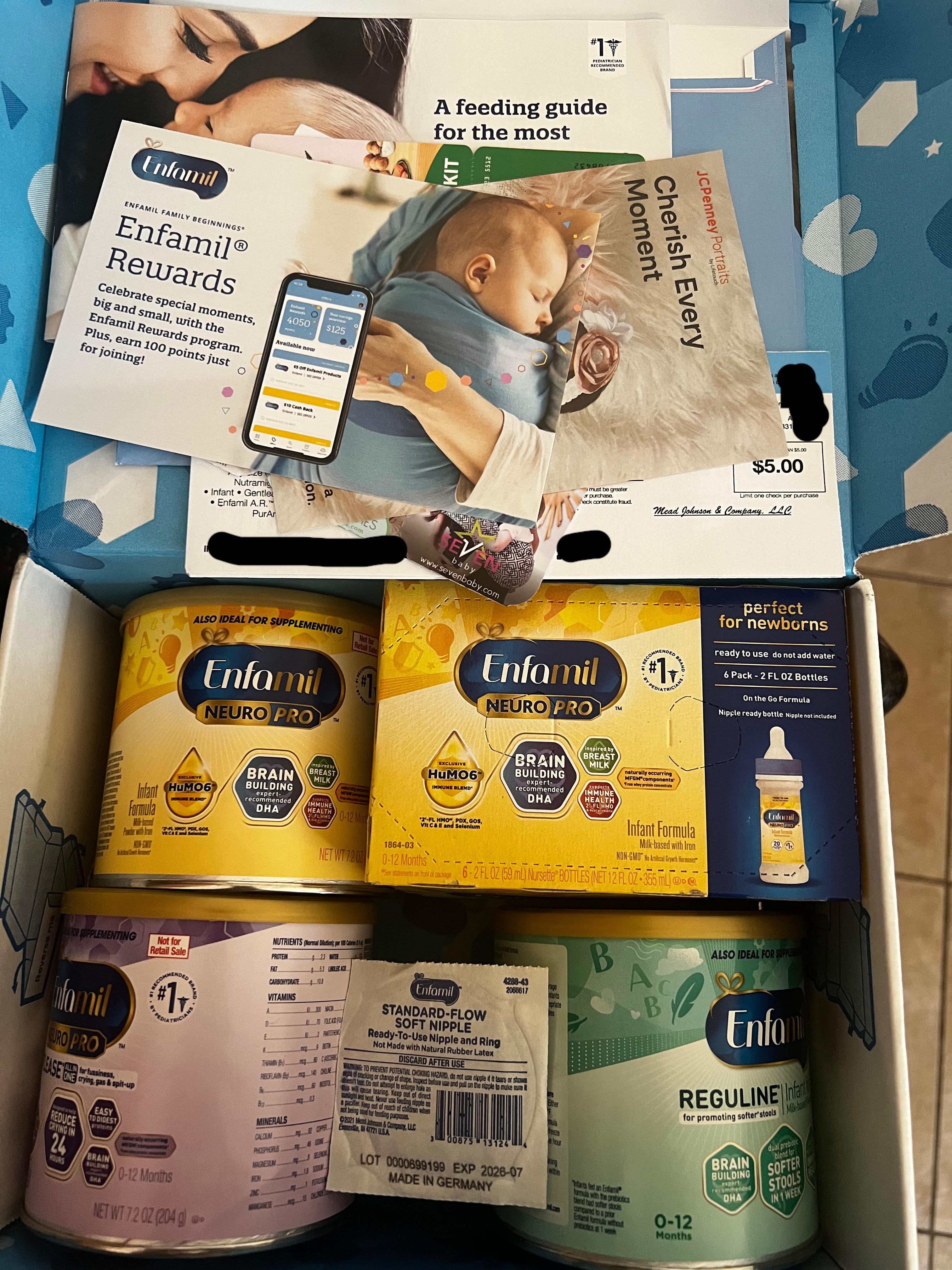 TrySpree Free Enfamil Wonder Box Sample