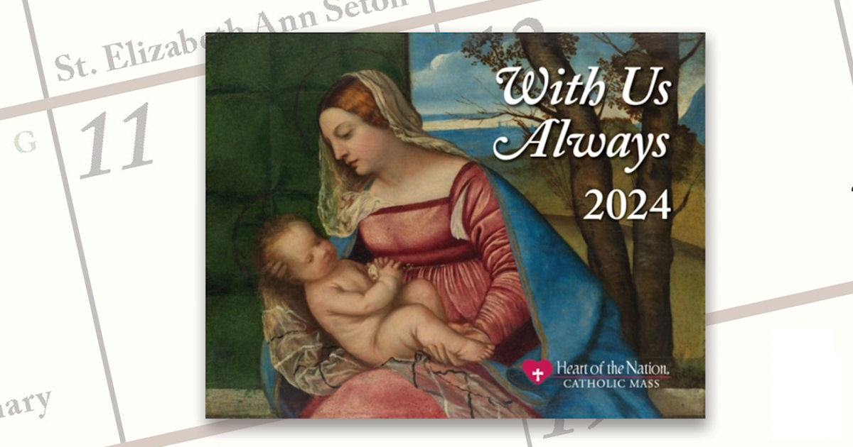 TrySpree 2025 Heart of the Nation Catholic Art Wall Calendar for Free