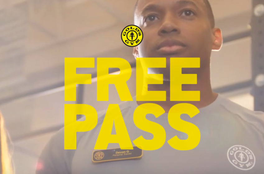 TrySpree Gold s Gym Day Pass for Free TrySpree Gold s Gym Day Pass for Free