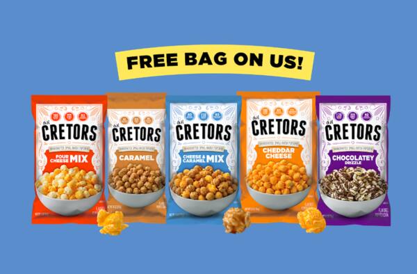 Try GH Cretors Popcorn For Free! Rebate Offer