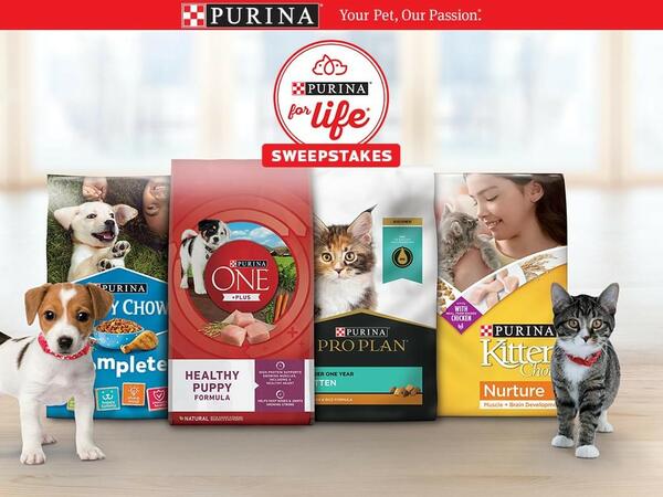 Purina For Life Sweepstakes