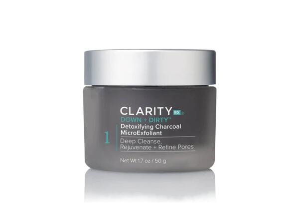 ClarityRx Down + Dirty Detoxifying Charcoal Micro Exfoliant for Free
