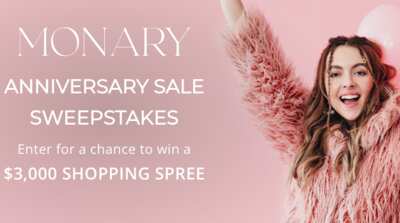 Monary Anniversary Sale Sweepstakes