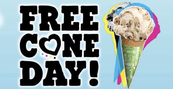 Happening April 14 – Ben & Jerry’s Free Cone Day!