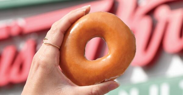 Hot Off the Press! Free Original Glazed Donut at Krispy Kreme Today!