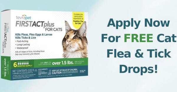 Protect Your Cat – Free TevraPet Flea & Tick Treatment Sample