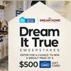 HGTV $500 Lowe’s Gift Card Weekly Sweepstakes