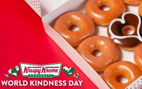 Dozen Doughnuts at Krispy Kreme for Free on November 13th