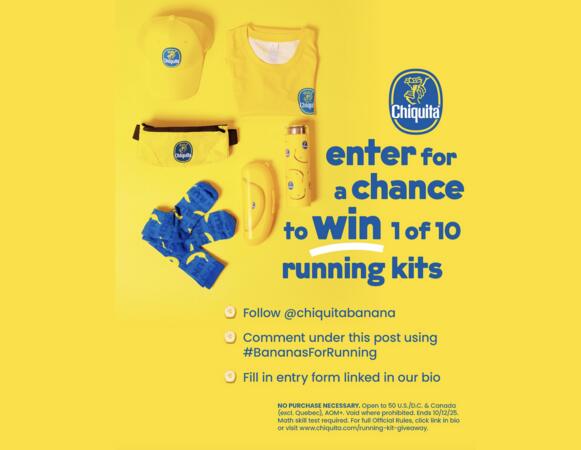 Lace Up & Go Bananas – Win a Chiquita Running Kit!