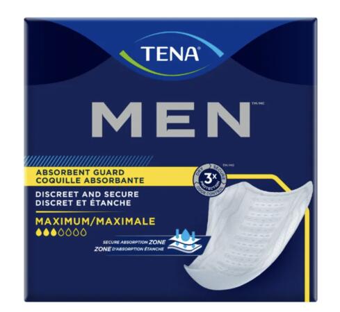 FREE TENA for Men Pack — Limited Time Offer