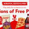 Enter the Casey's Sweepstakes and WIN Free Food, Drinks, Bonus Points & More Instantly!