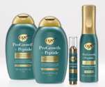 Try OGX ProGrowth + Peptide Haircare — FREE Samples!