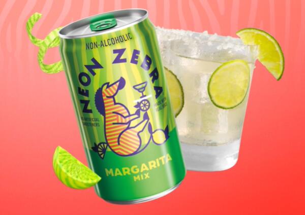 Neon Zebra Margarita Cocktail Mixer Free Sample