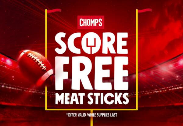 10 Chomps Meat Sticks for FREE
