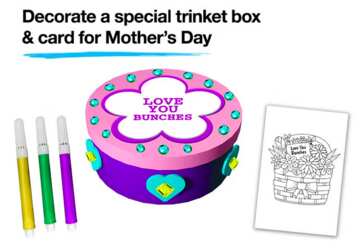 Bring the kids to JCP for a FREE Trinket Box & Card for Mother's Day!