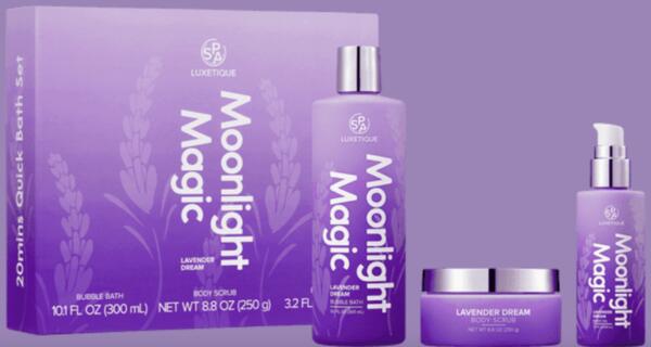 SPA Luxetique Moonlight Magic Bath Set Sample for Free