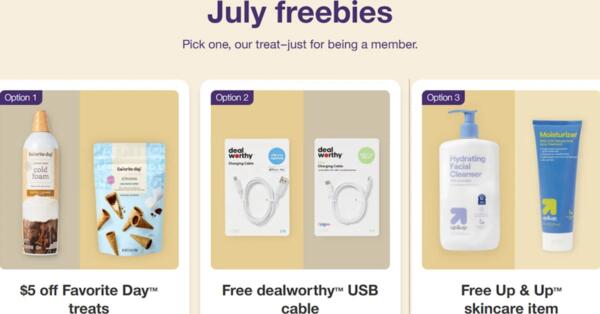 Target Circle 360 Perk: Choose a FREE Gift or $5 Off!
