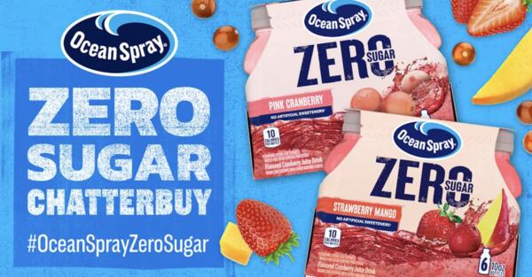 Taste the Zero Sugar Difference – FREE Ocean Spray Kit
