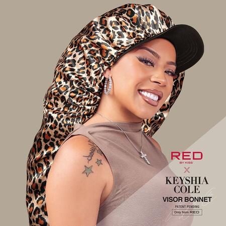 Free Red by Kiss Visor Bonnet