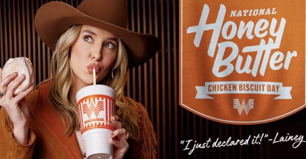Celebrate Feb 4 with a FREE Honey Butter Chicken Biscuit