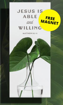 FREE 'Jesus Is Able and Willing' Magnet!