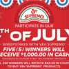 VV Supremo's 4th of July Sweepstakes – Enter Now!