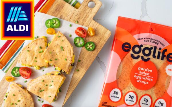 Garden Salsa Egglife Egg White Wraps for Free After Rebate at Aldi