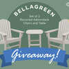 Win the BellaGreen Adirondack Chairs & Table Set