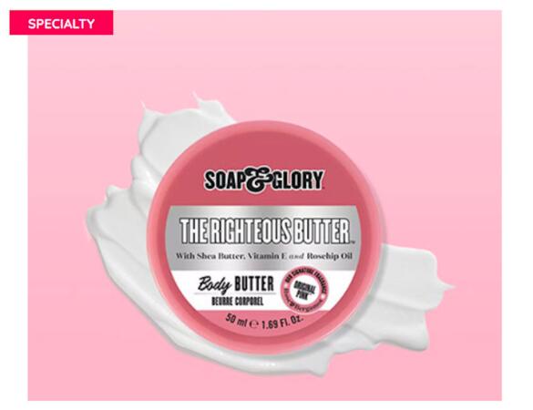 Soap & Glory Travel Size Moisturizing Body Butter for Free