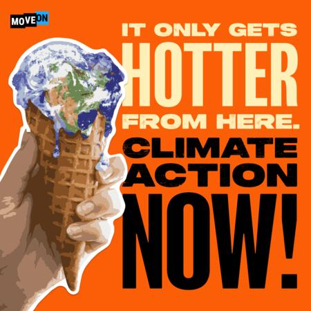 Free "Climate Action Now" Sticker!