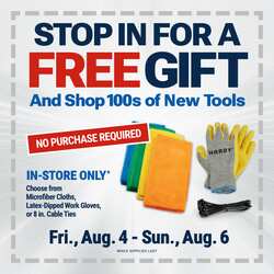 Weekend Freebies at Harbor Freight
