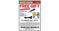 Secure your Free Screwdriver, Work Gloves, or Cable Ties at Harbor Freight