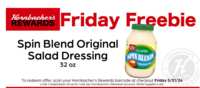 Spin Blend Original Salad Dressing at Hornbacher’s for FREE - TODAY Only!