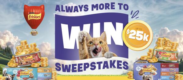 Friskies Sweepstakes: Always More Chances to Win!