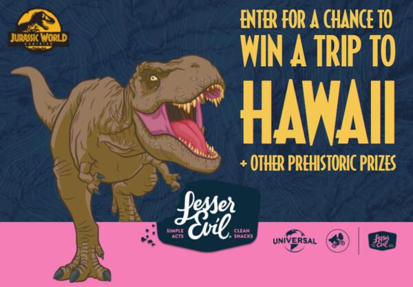 LesserEvil Jurassic World Dominion Sweepstakes