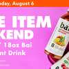 Free Bai Antioxdant Drink For Free 