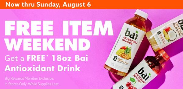 Free Bai Antioxdant Drink For Free 