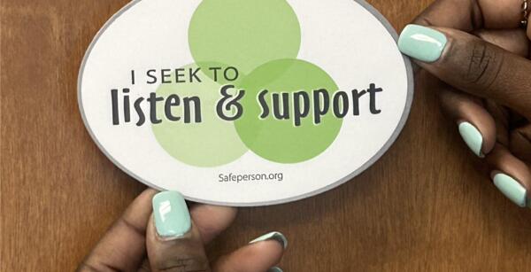 Empathy on Display: Get Your Free 'I Seek to Listen and Support' Decal!