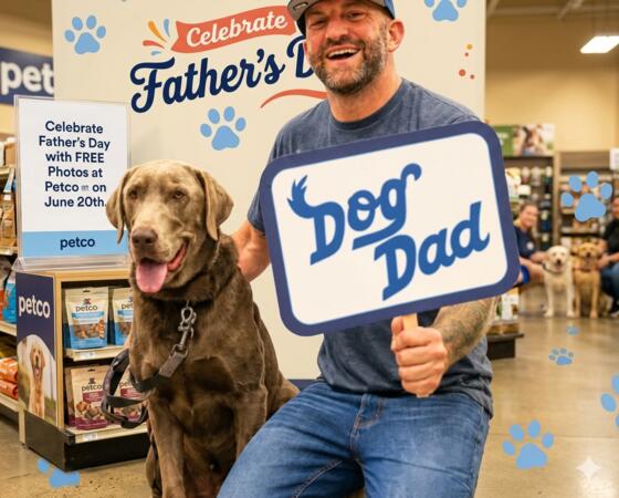 Celebrate Father’s Day with FREE Photos at Petco