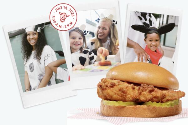 Claim Your FREE Entrée at Chick-fil-A During Cow Appreciation Day